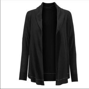 CAbi 3355 Winsome Open Black Cardigan